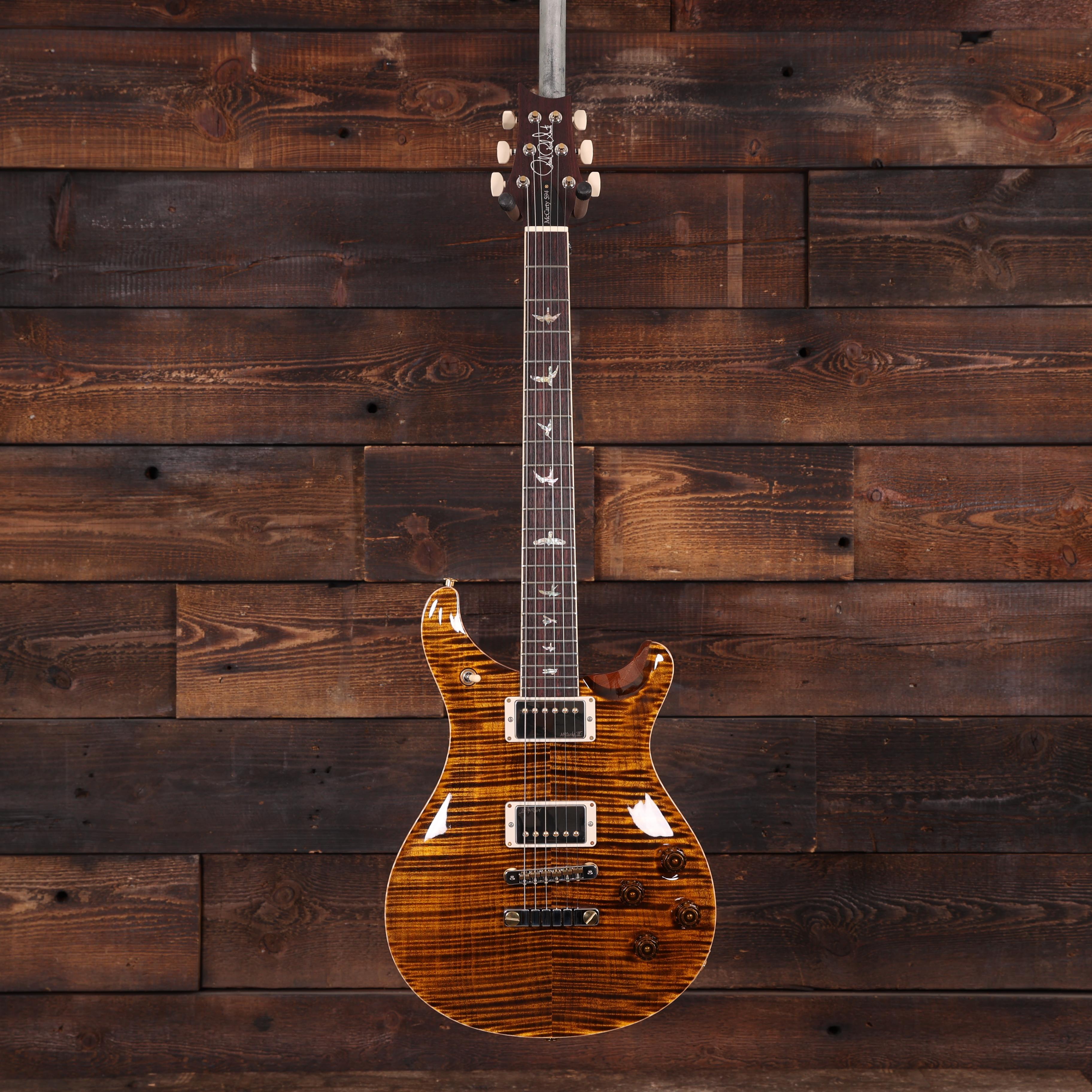 PRS McCarty 594 10 Top Electric Guitar in Yellow Tiger - Andertons